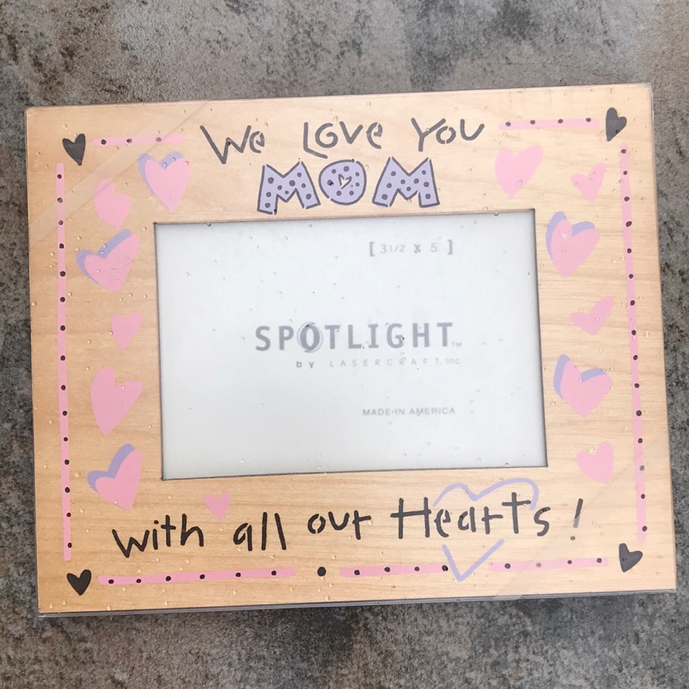 MAKE ANY OFFER! Sweet Kathy Davis  “We Love You” Mom Frame